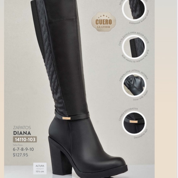 DIANAblack leather boots